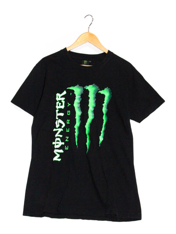 USED "MONSTER" PRINTED T-SHIRT/L
