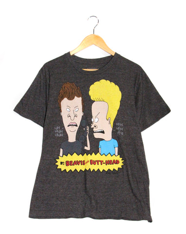 USED "BEAVIS and BUTT-HEAD" PRINTED T-SHIRT/M