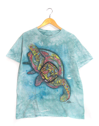 USED PRINTED DESIGN T-SHIRT/ADE IN USA/M
