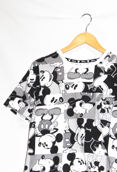 USED MICKEY MOUSE PRINTED T-SHIRT/M